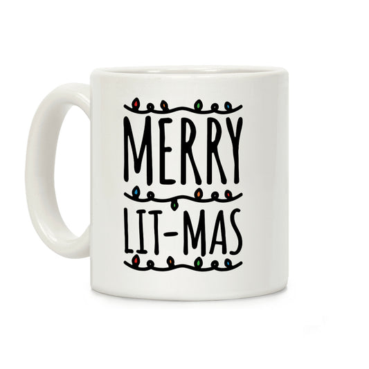 Merry Lit-mas Coffee Mug