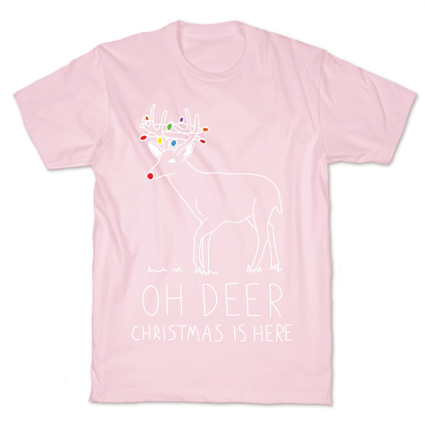 Oh Deer Christmas Is Here T-Shirt