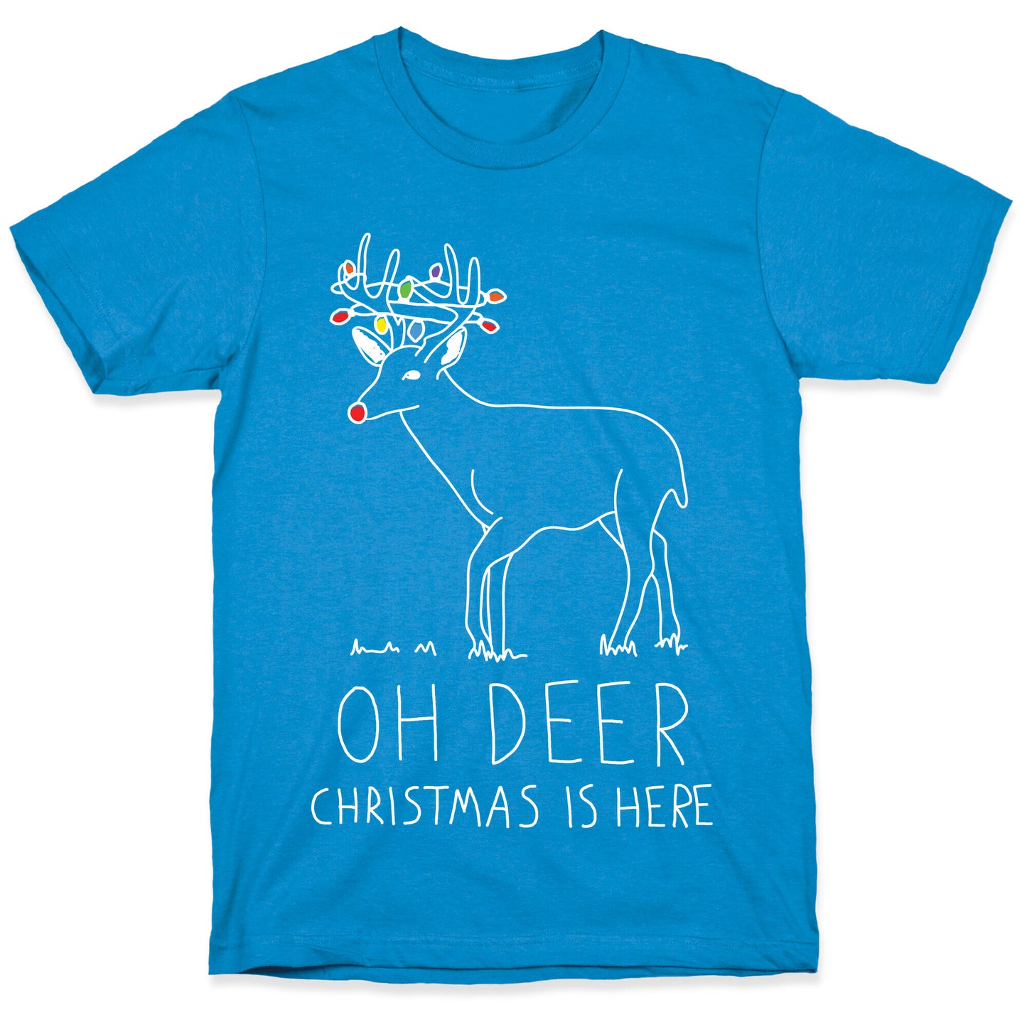 Oh Deer Christmas Is Here T-Shirt