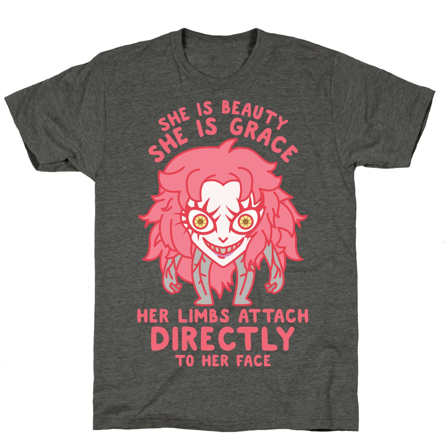 She Is Beauty She Is Grace Psycho Jenny Unisex Triblend Tee