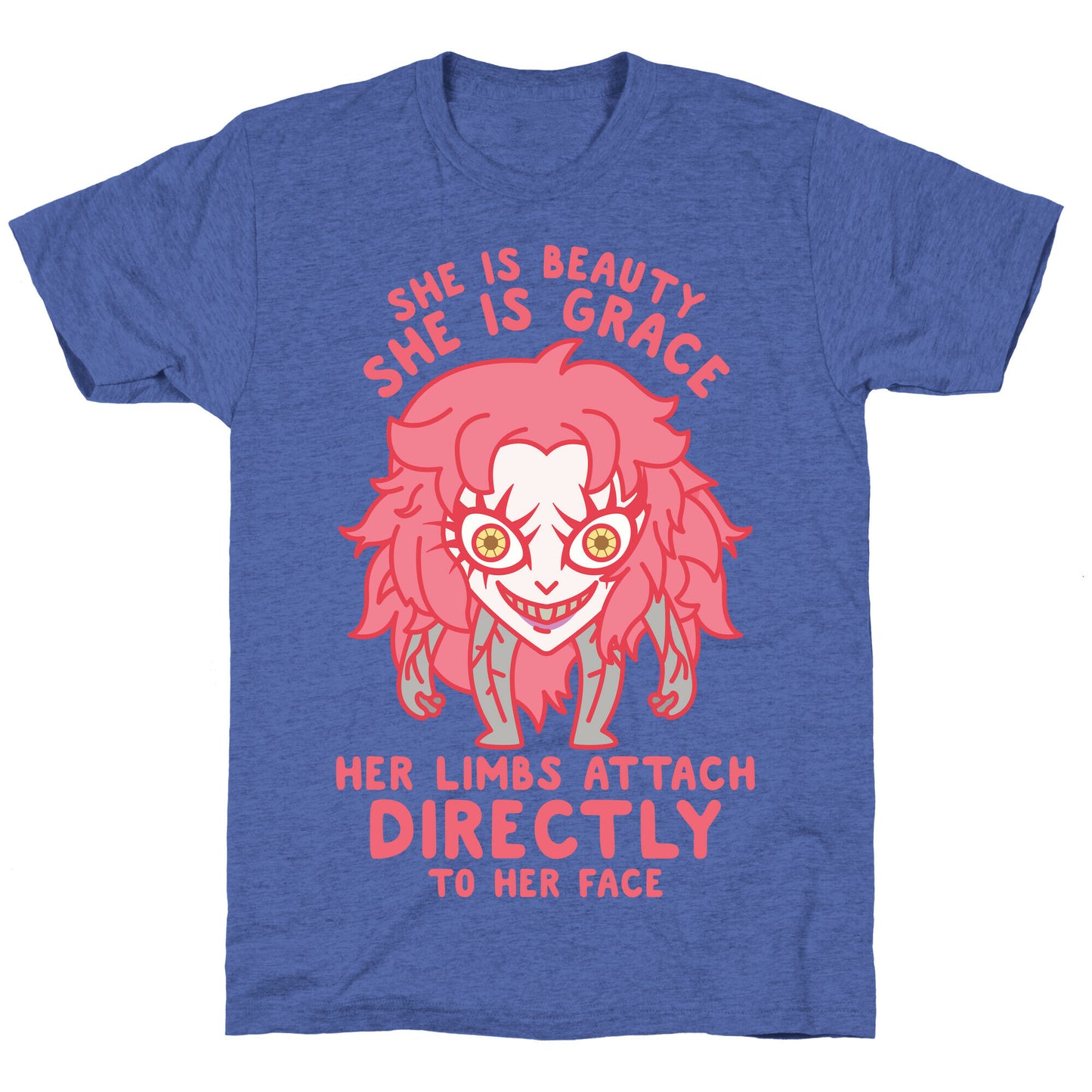 She Is Beauty She Is Grace Psycho Jenny Unisex Triblend Tee