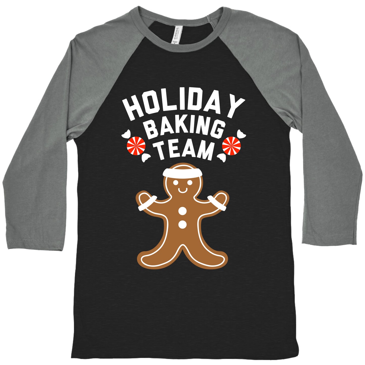 Holiday Baking Team (White Ink) Baseball Tee
