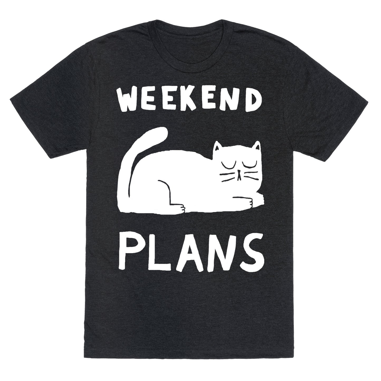 Weekend Plans Cat Unisex Triblend Tee