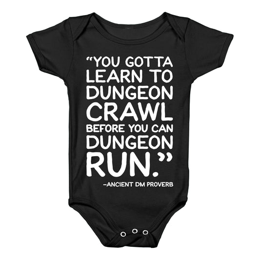 You Gotta Learn To Dungeon Crawl Before You Can Dungeon Run Baby One Piece