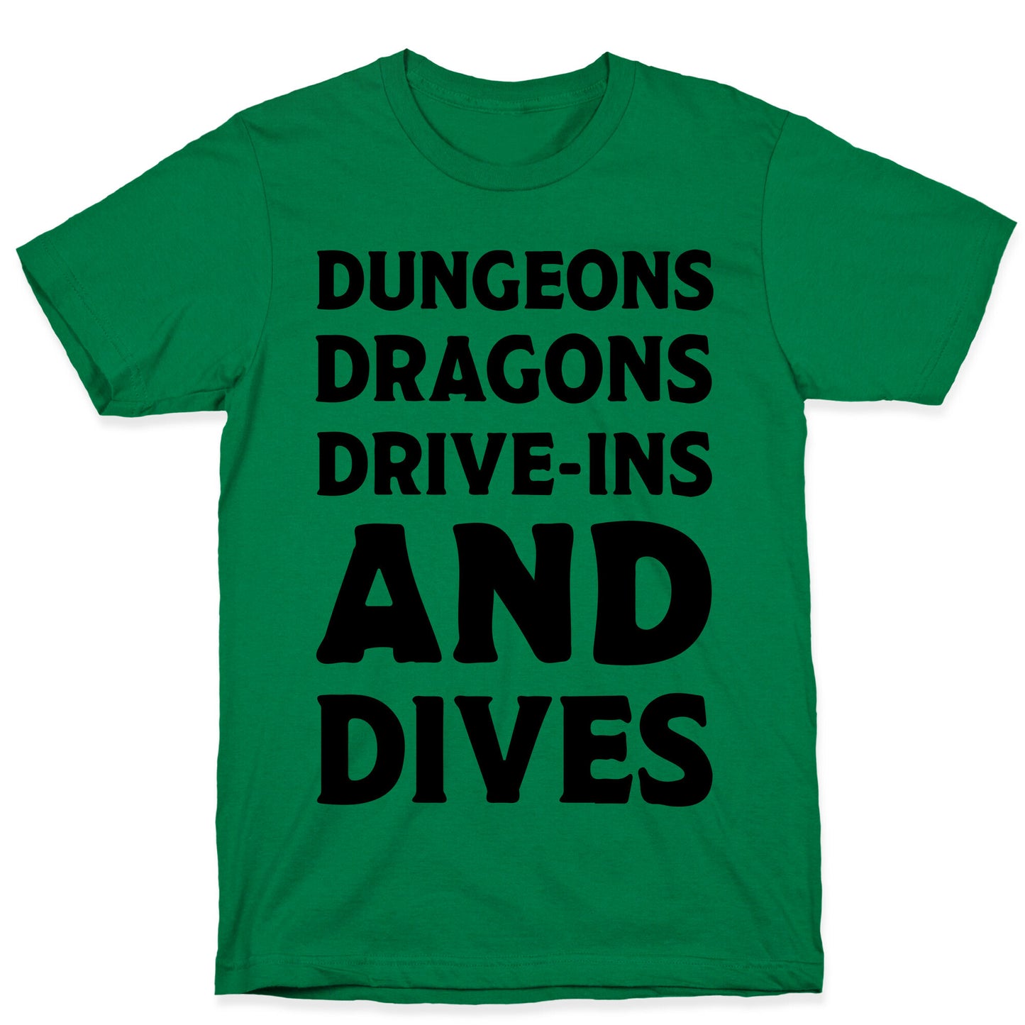 Dungeons Dragons Drive-ins And Dives T-Shirt