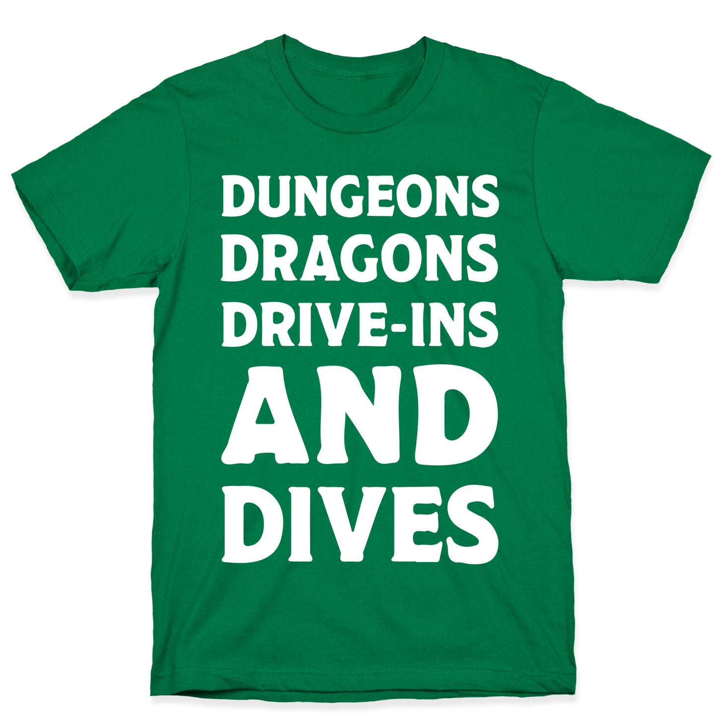 Dungeons Dragons Drive-ins And Dives T-Shirt