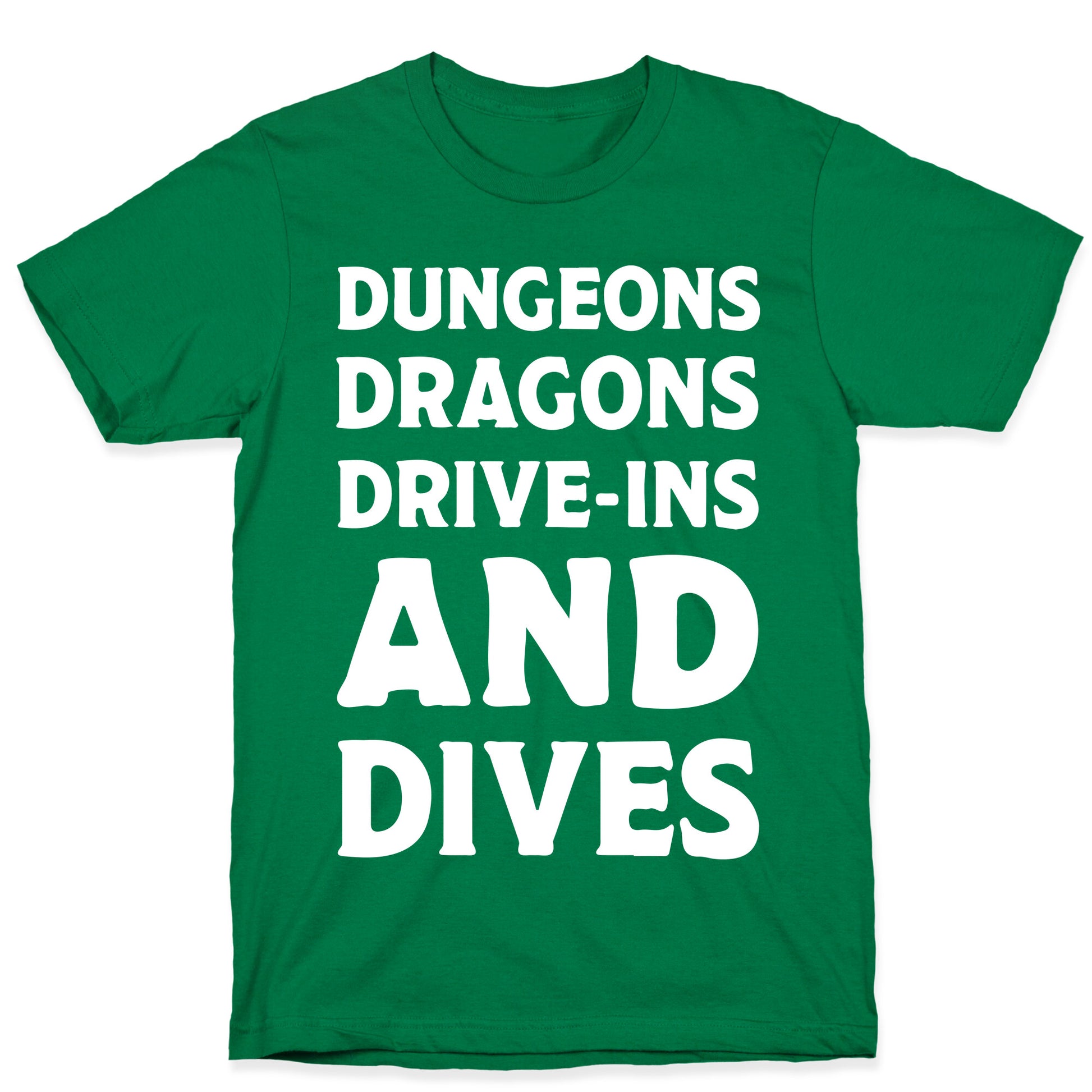 Dungeons Dragons Drive-ins And Dives T-Shirt