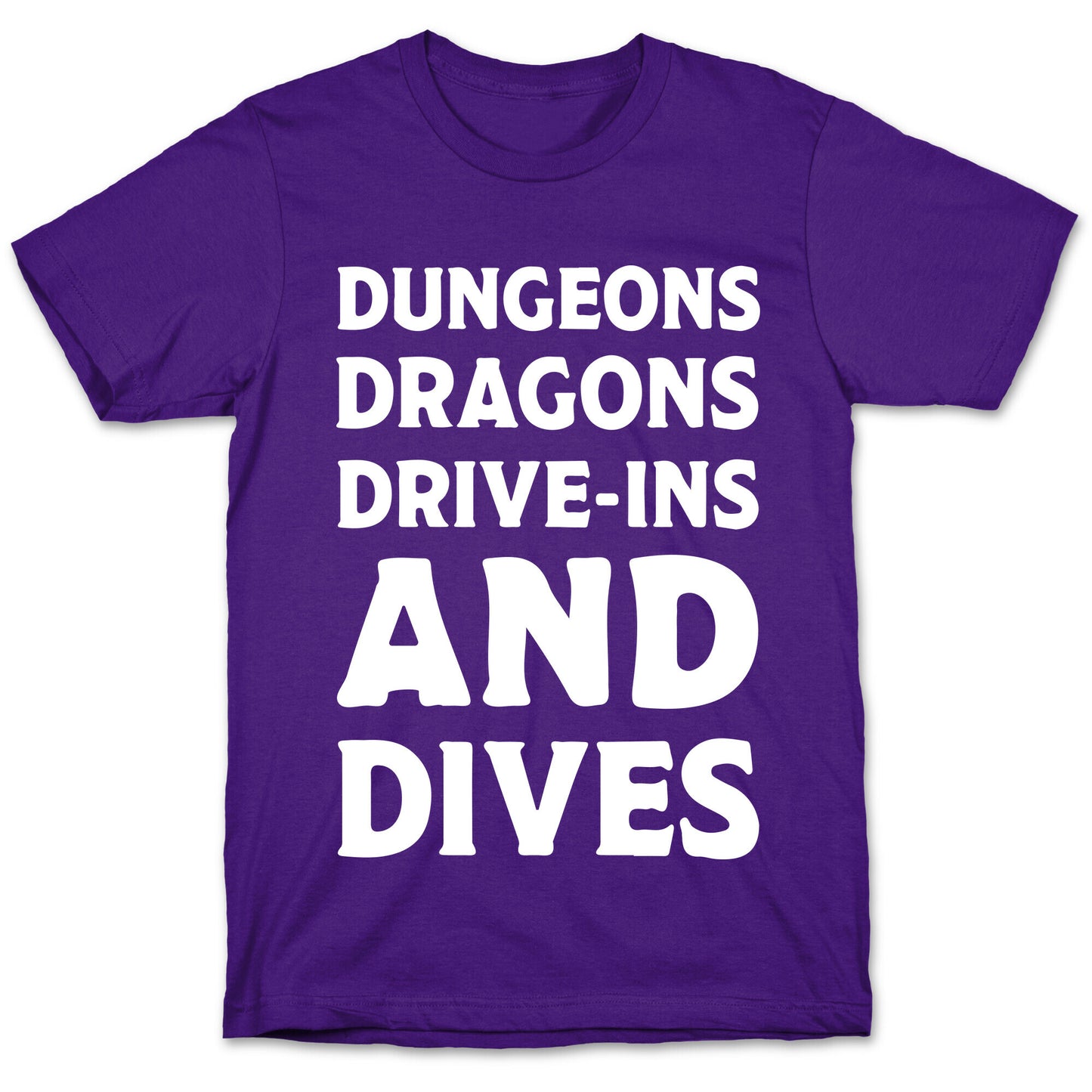 Dungeons Dragons Drive-ins And Dives T-Shirt