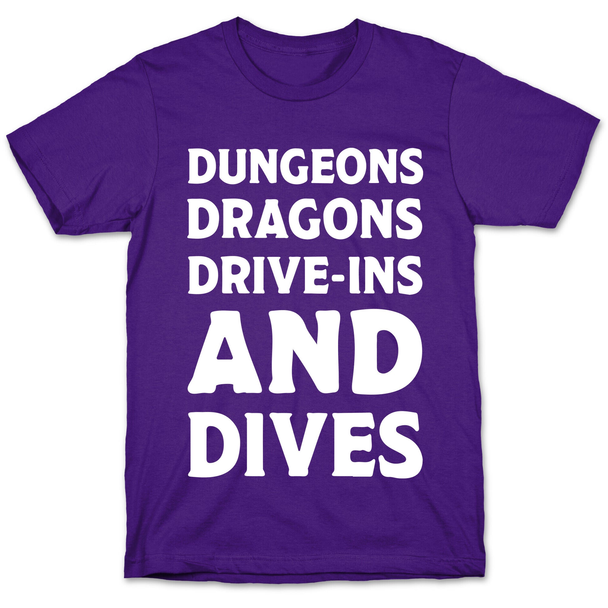 Dungeons Dragons Drive-ins And Dives T-Shirt