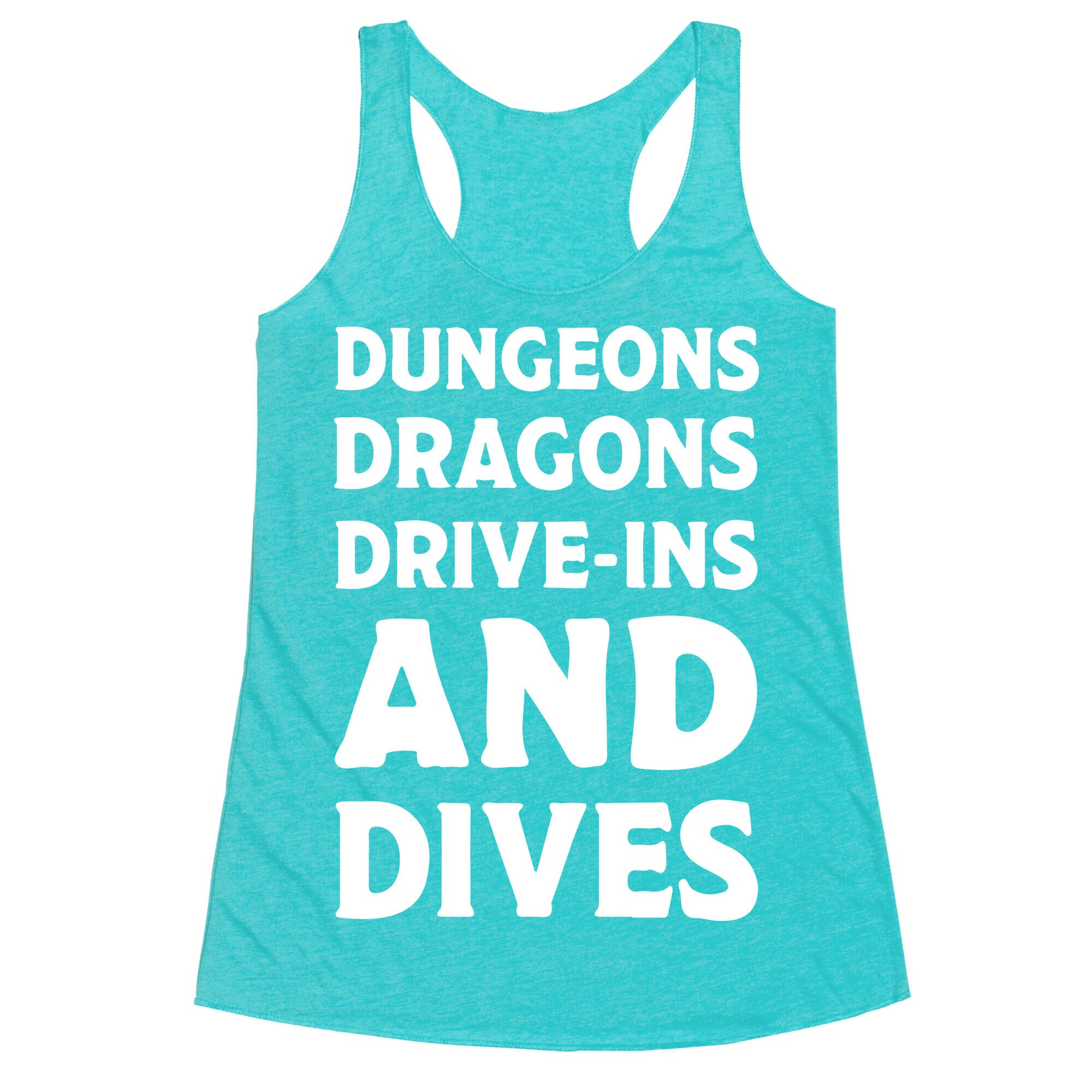 Dungeons Dragons Drive-ins And Dives Racerback Tank