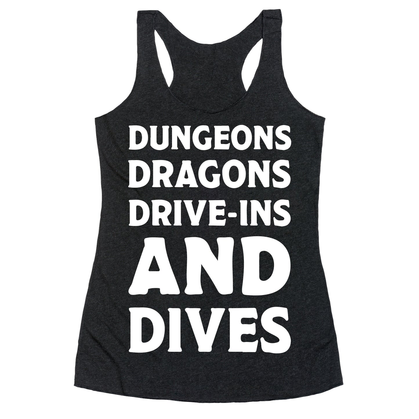 Dungeons Dragons Drive-ins And Dives Racerback Tank