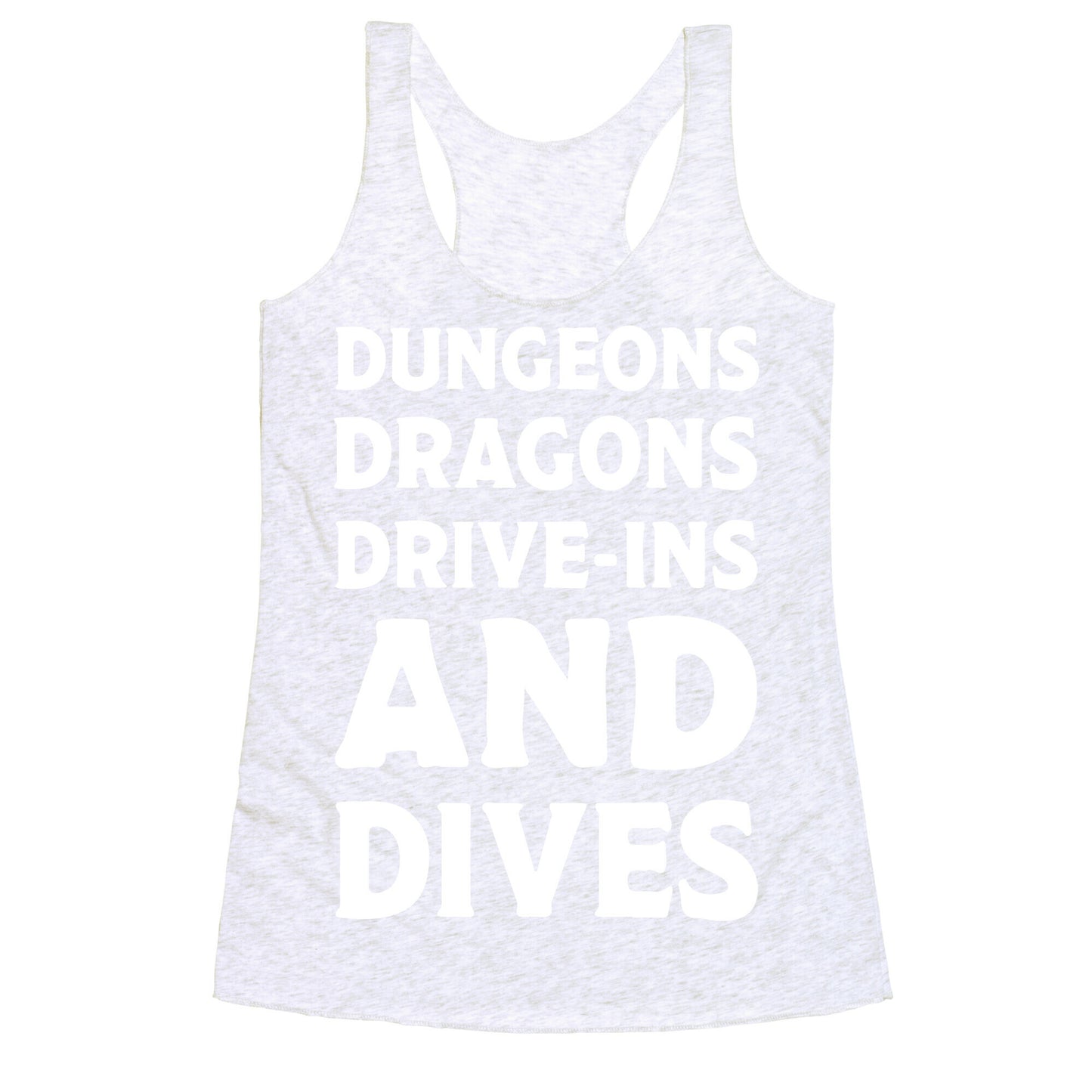 Dungeons Dragons Drive-ins And Dives Racerback Tank