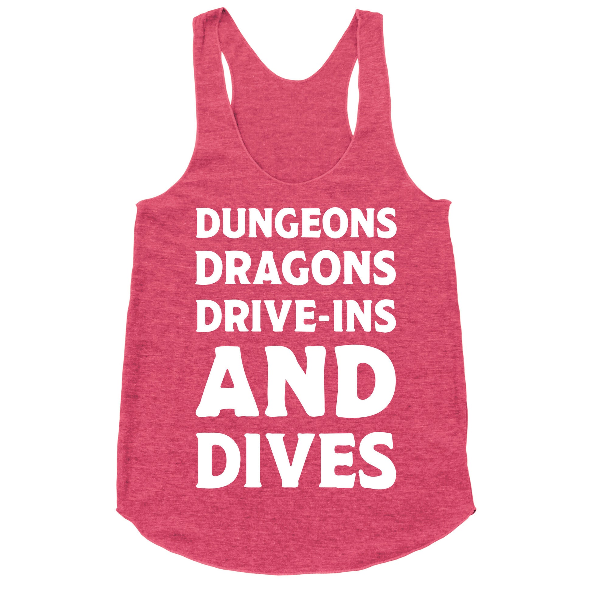 Dungeons Dragons Drive-ins And Dives Racerback Tank