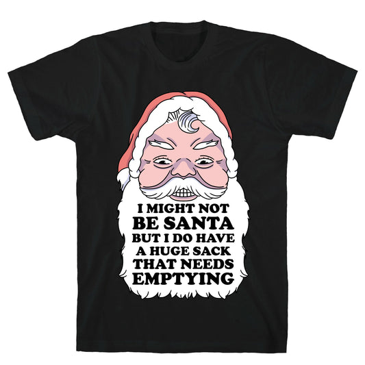 I Might Not Be Santa But I Do Have a Huge Sack That Needs Emptying T-Shirt