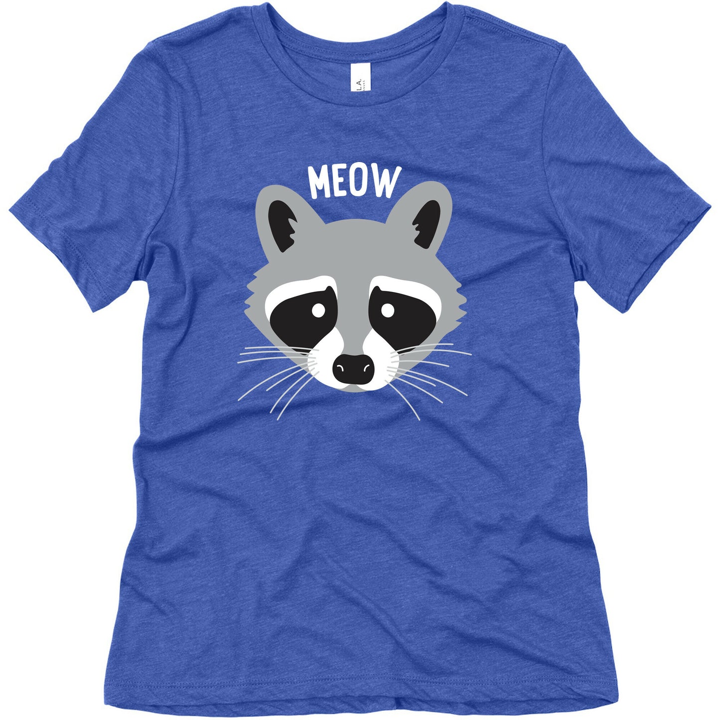 Meow Raccoon Women's Triblend Tee