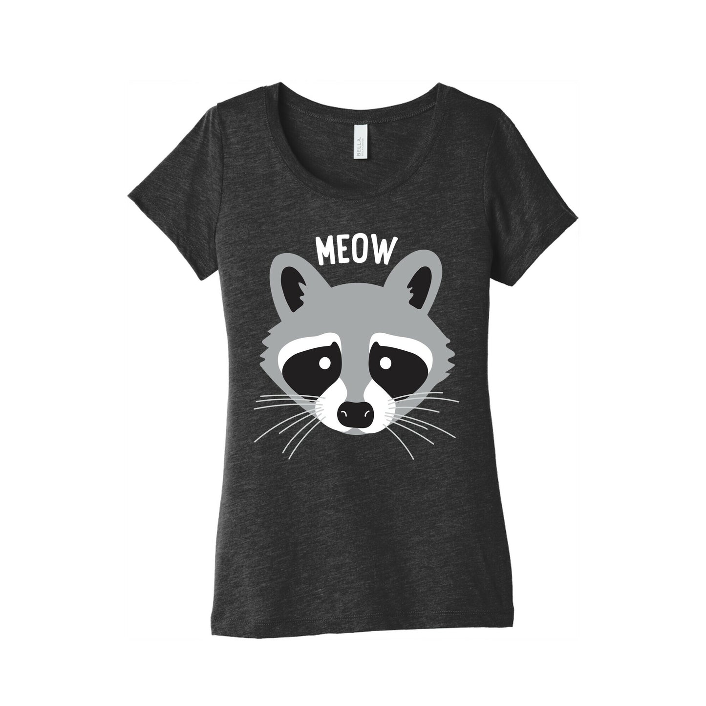 Meow Raccoon Women's Triblend Tee