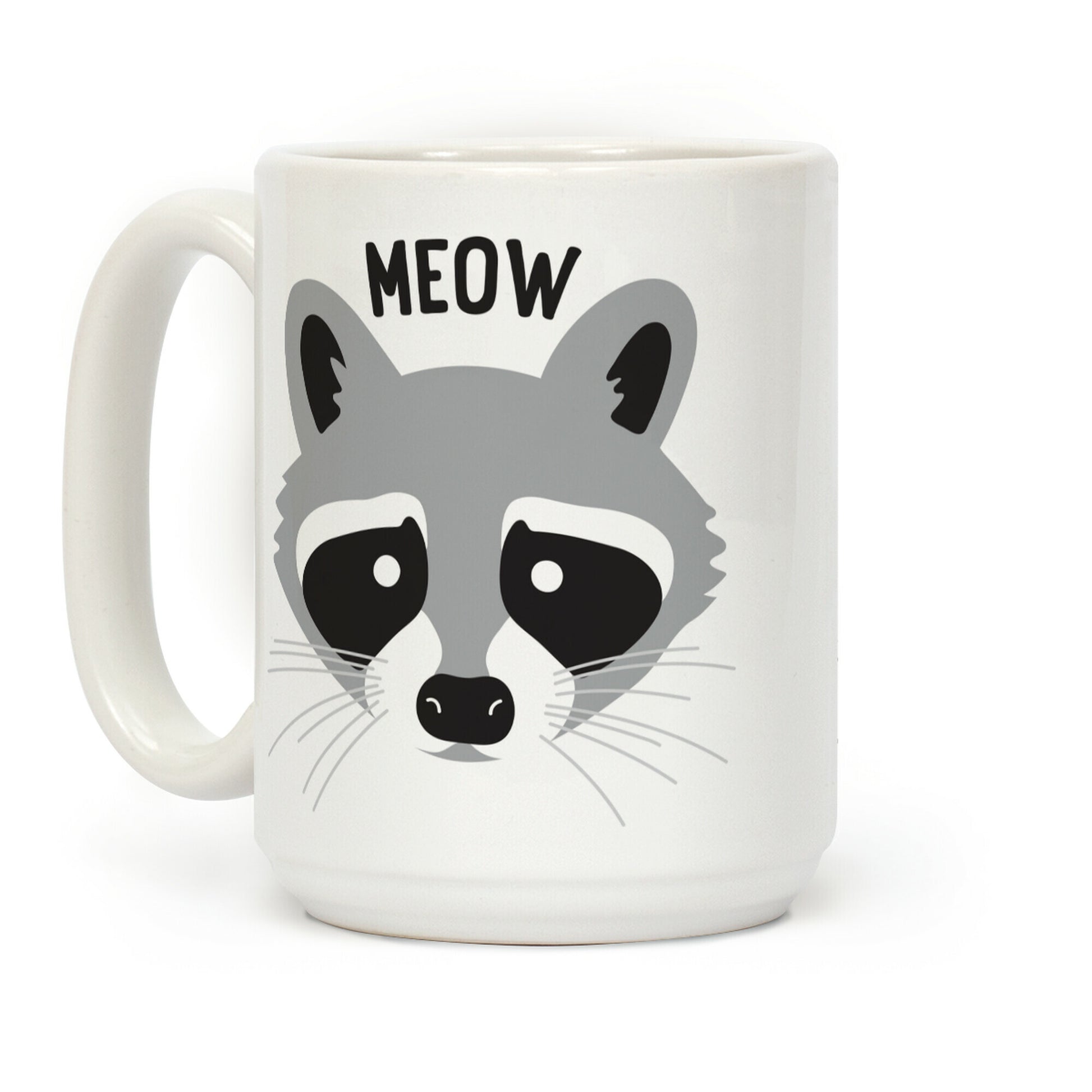 Meow Raccoon Coffee Mug