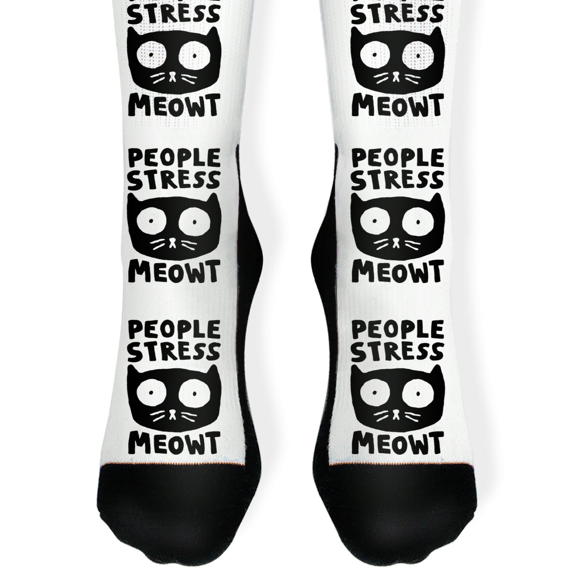 People Stress Meowt Socks