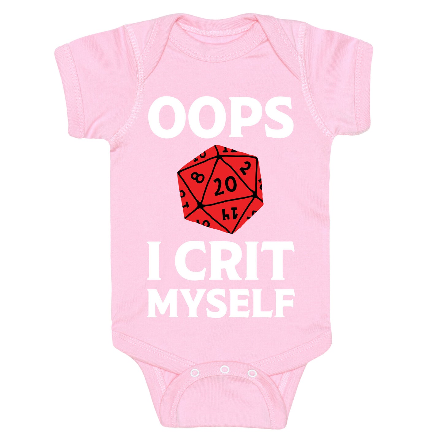 Oops I Crit Myself Baby One Piece