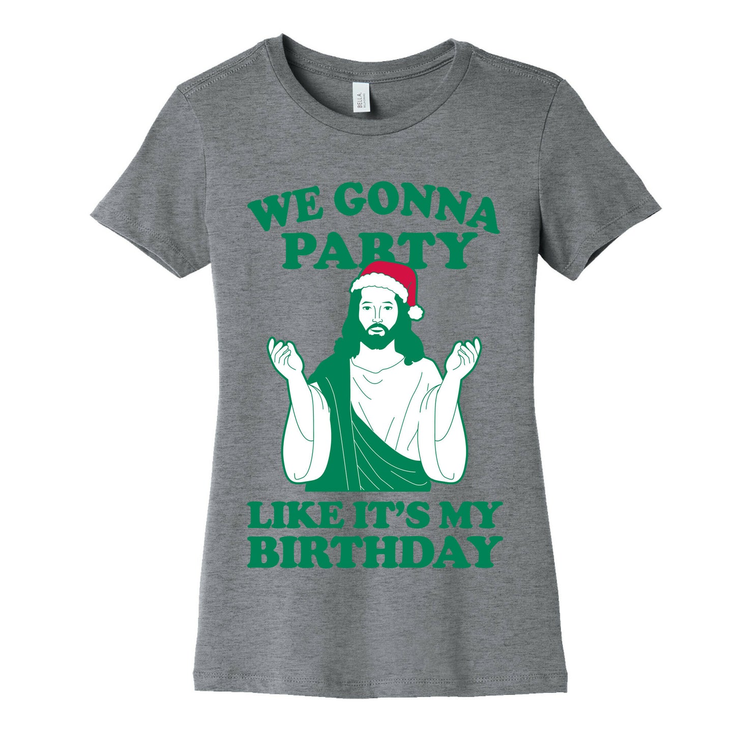 We Gonna Party Like it's My Birthday (jesus) Women's Cotton Tee
