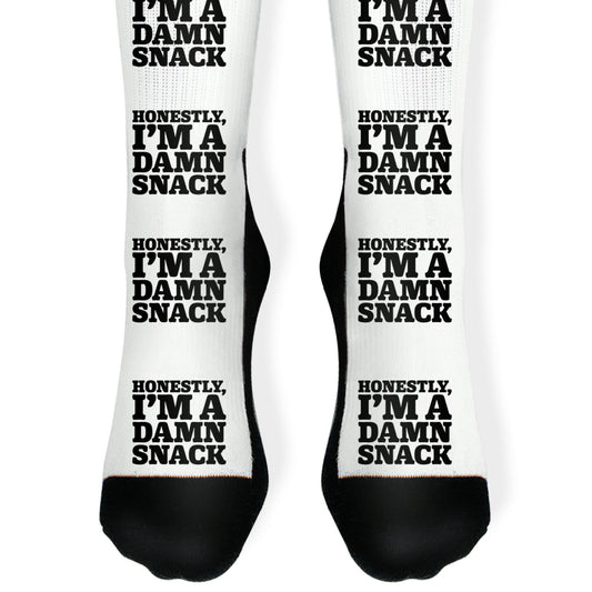Honestly I'm A Damn Snack Socks
