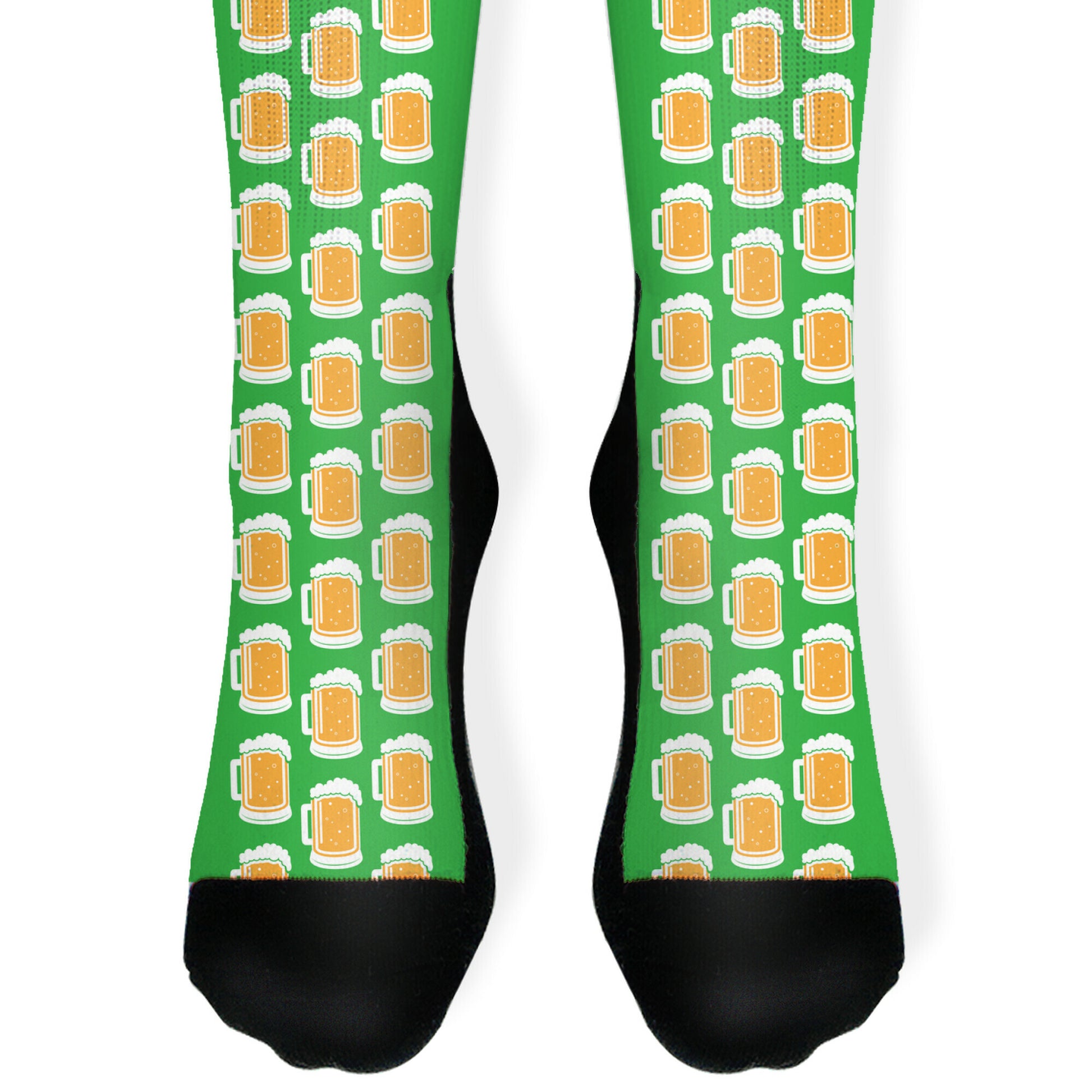 Beer Mug Pattern St. Patrick's Socks