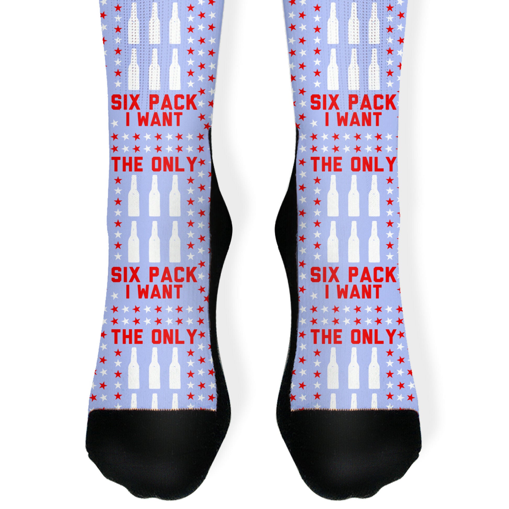 The Only Six Pack I Want Beer Socks