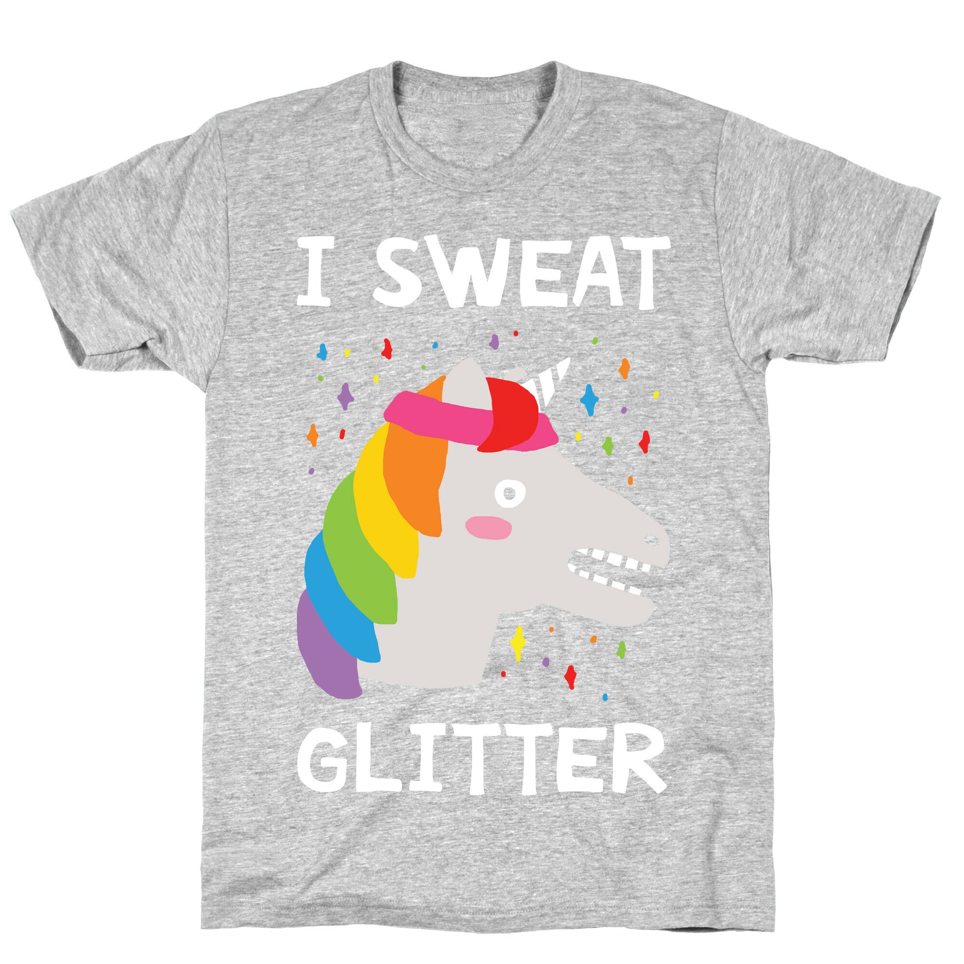 I Sweat Glitter Unicorn T-Shirt