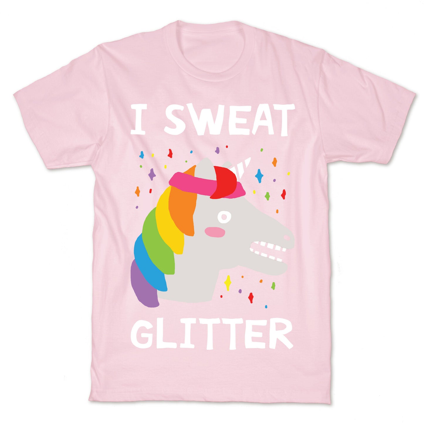 I Sweat Glitter Unicorn T-Shirt