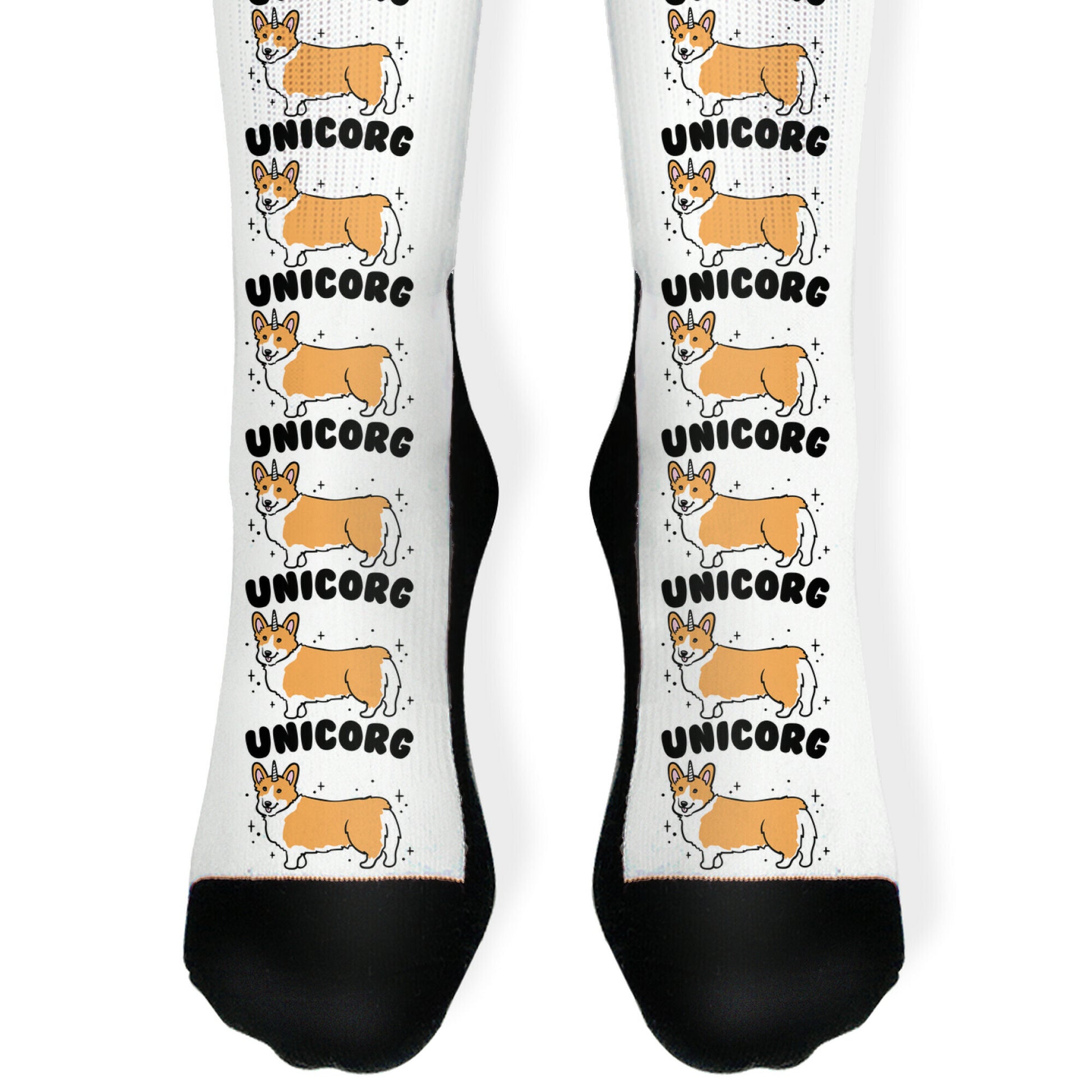 Unicorg Parody Socks