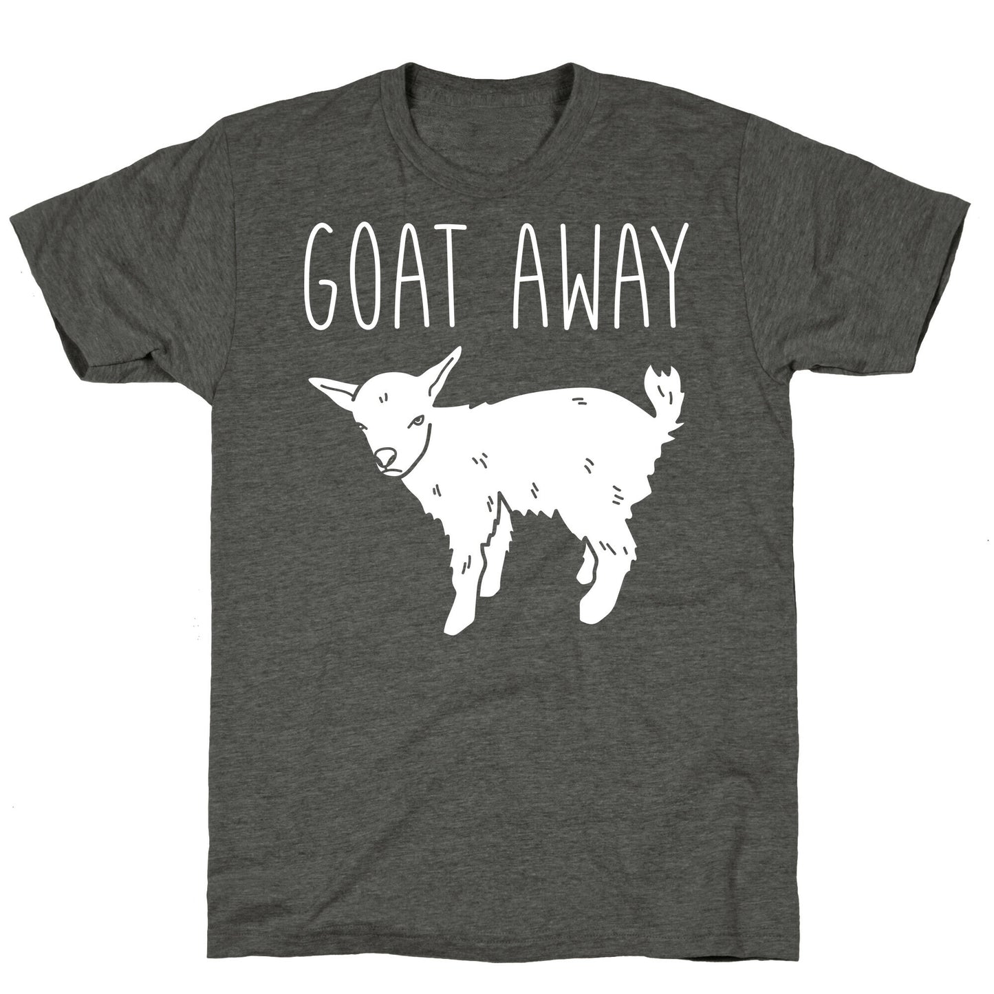 Goat Away Unisex Triblend Tee