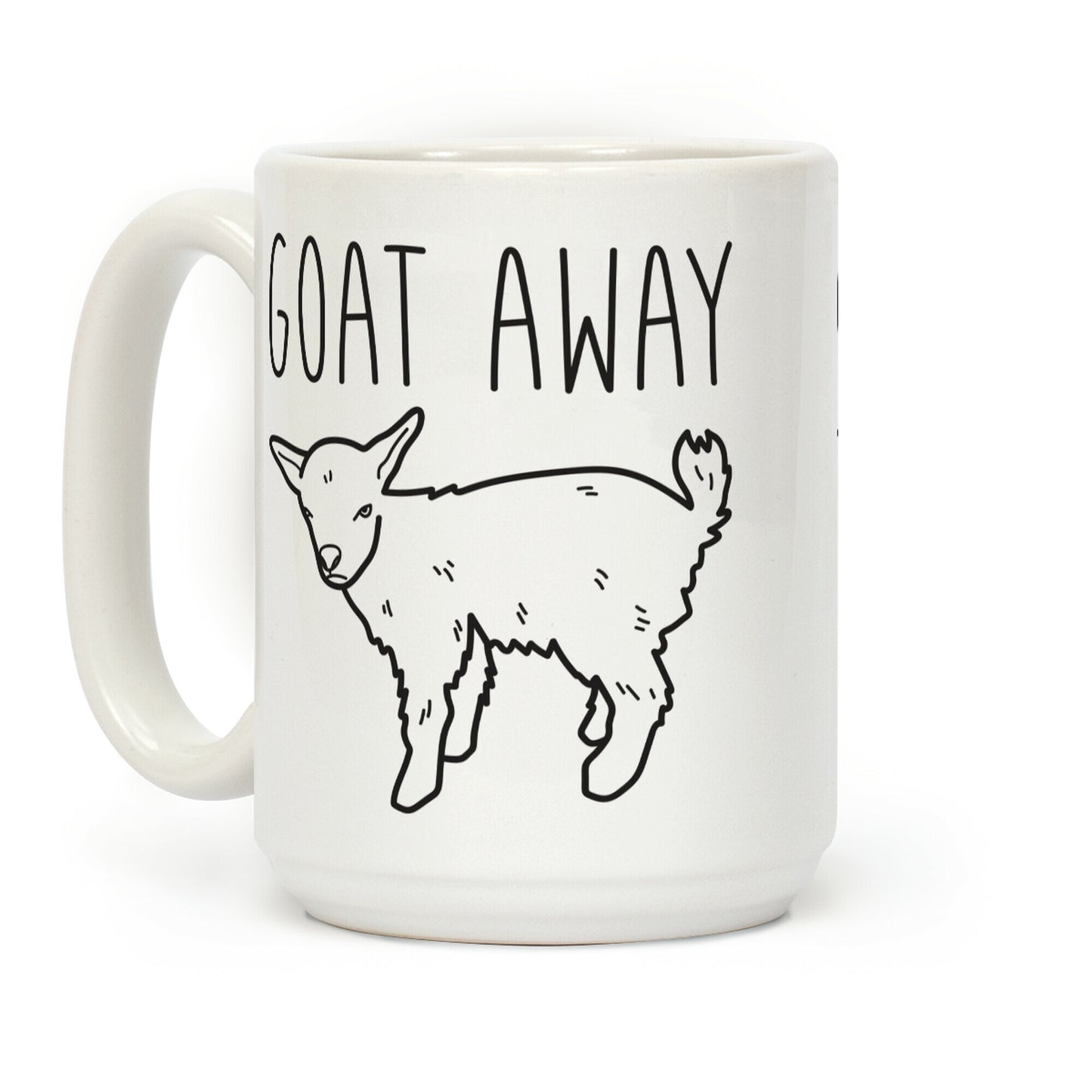 Goat Away Coffee Mug