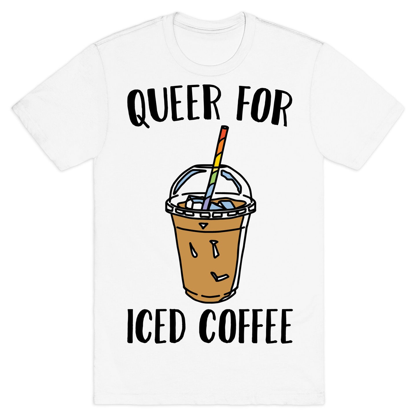 Queer For Iced Coffee T-Shirt