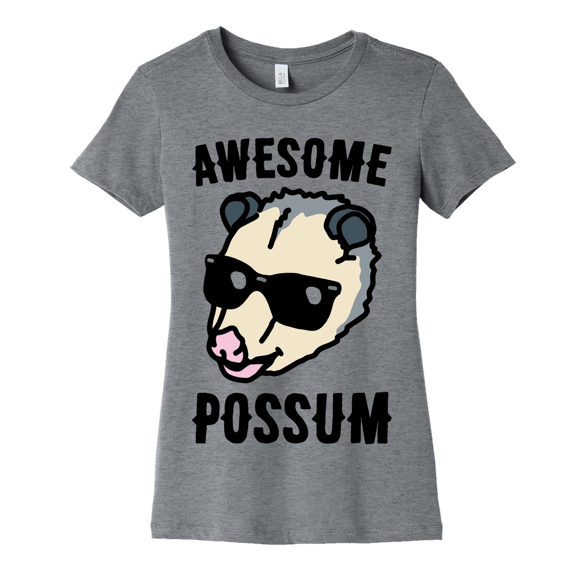 Awesome Possum  Women's Cotton Tee