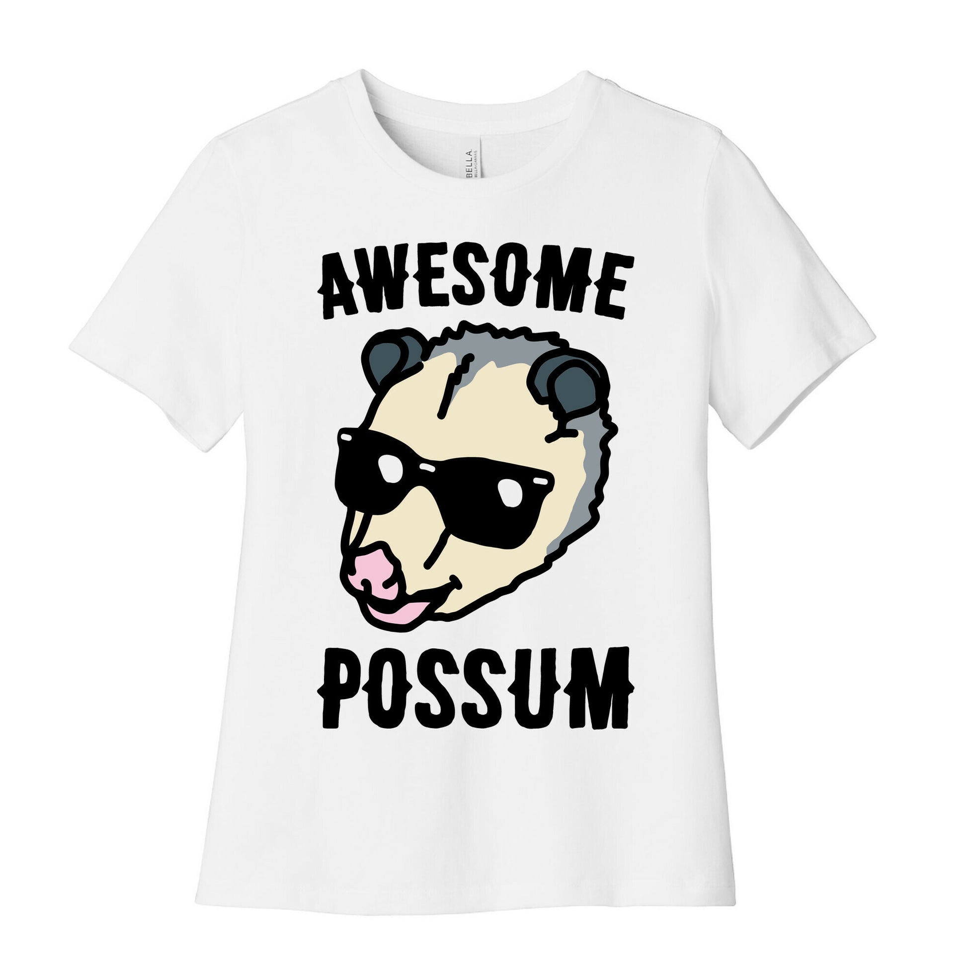 Awesome Possum  Women's Cotton Tee