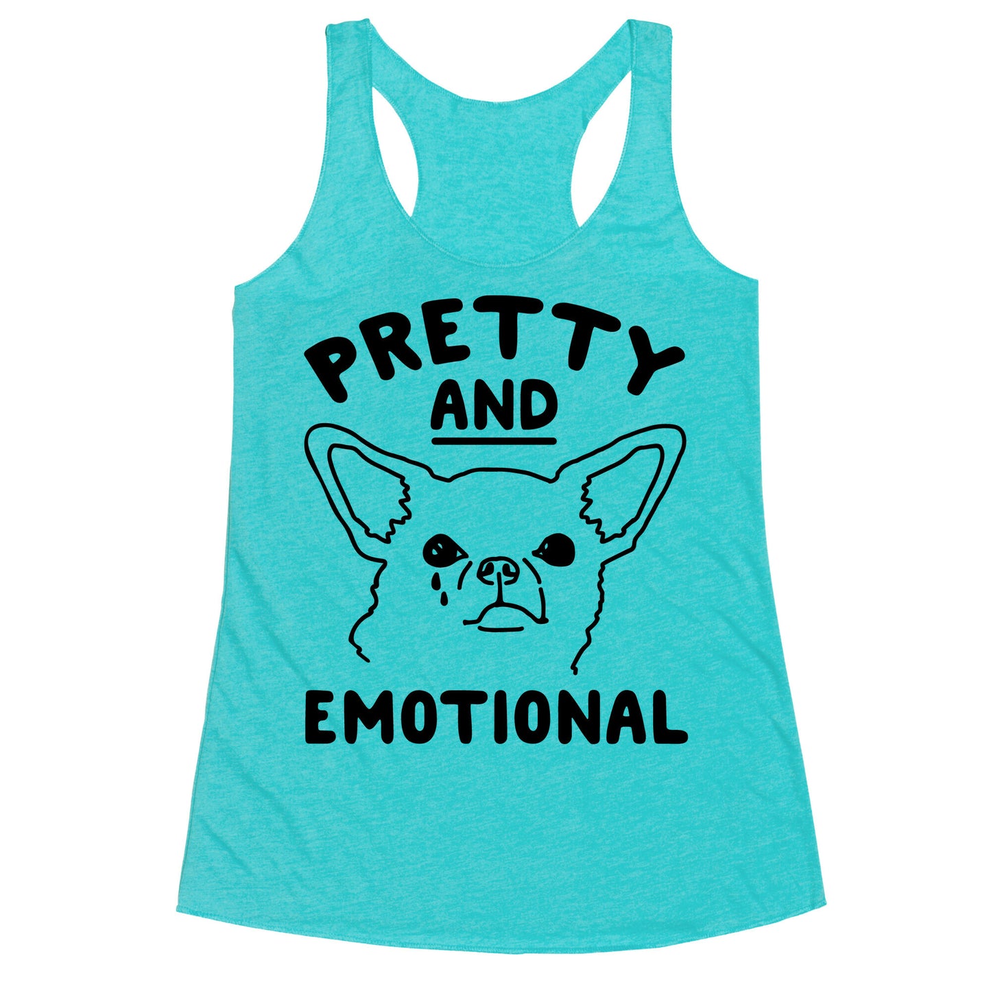 Pretty and Emotional Racerback Tank