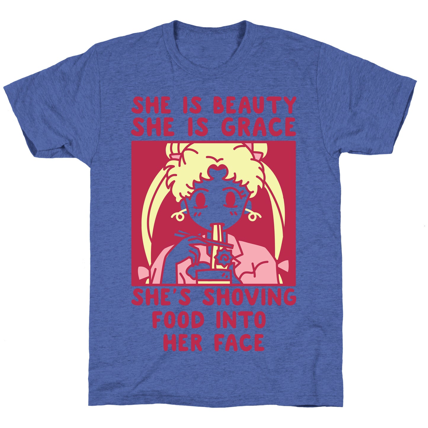She Is Beauty Usagi Unisex Triblend Tee