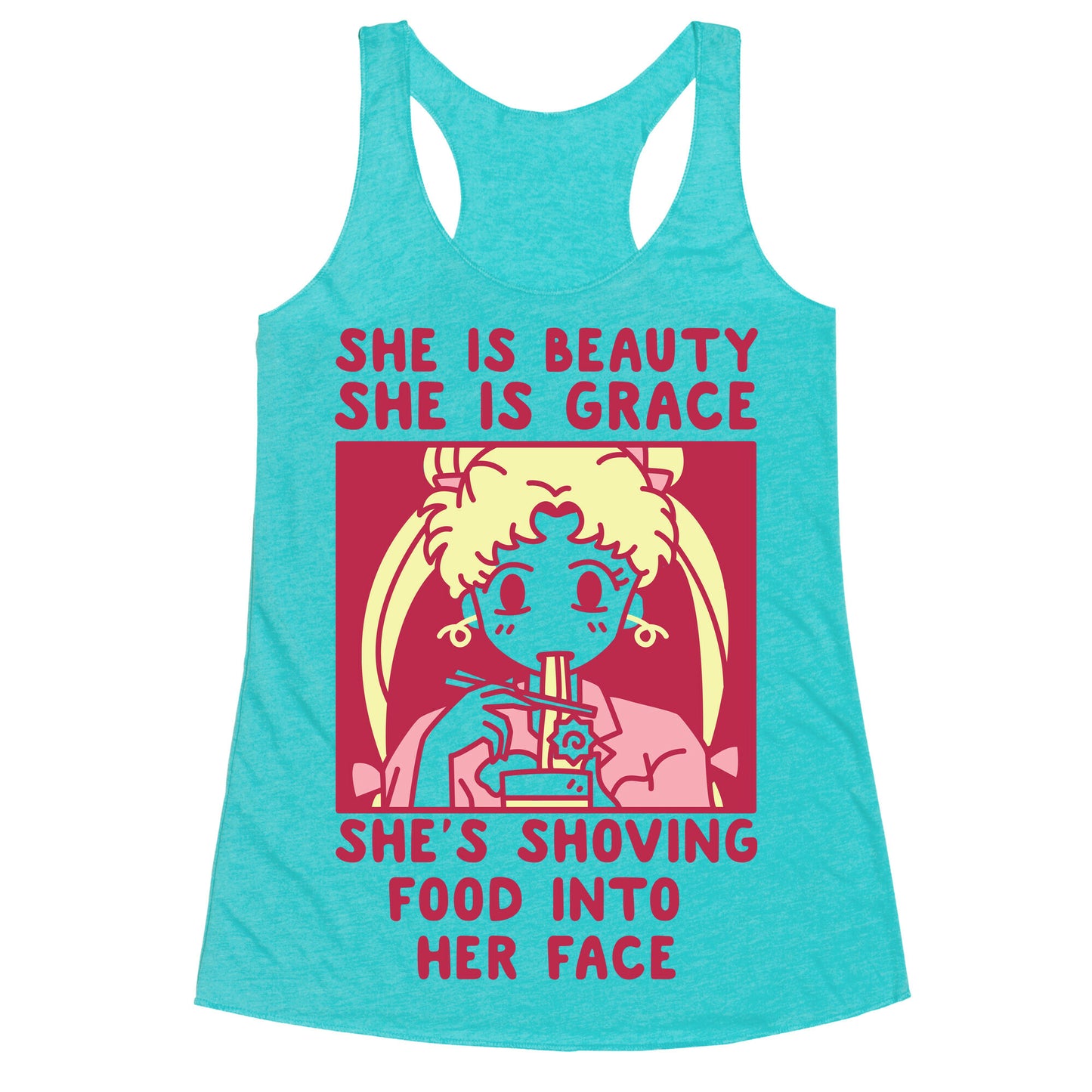 She Is Beauty Usagi Racerback Tank