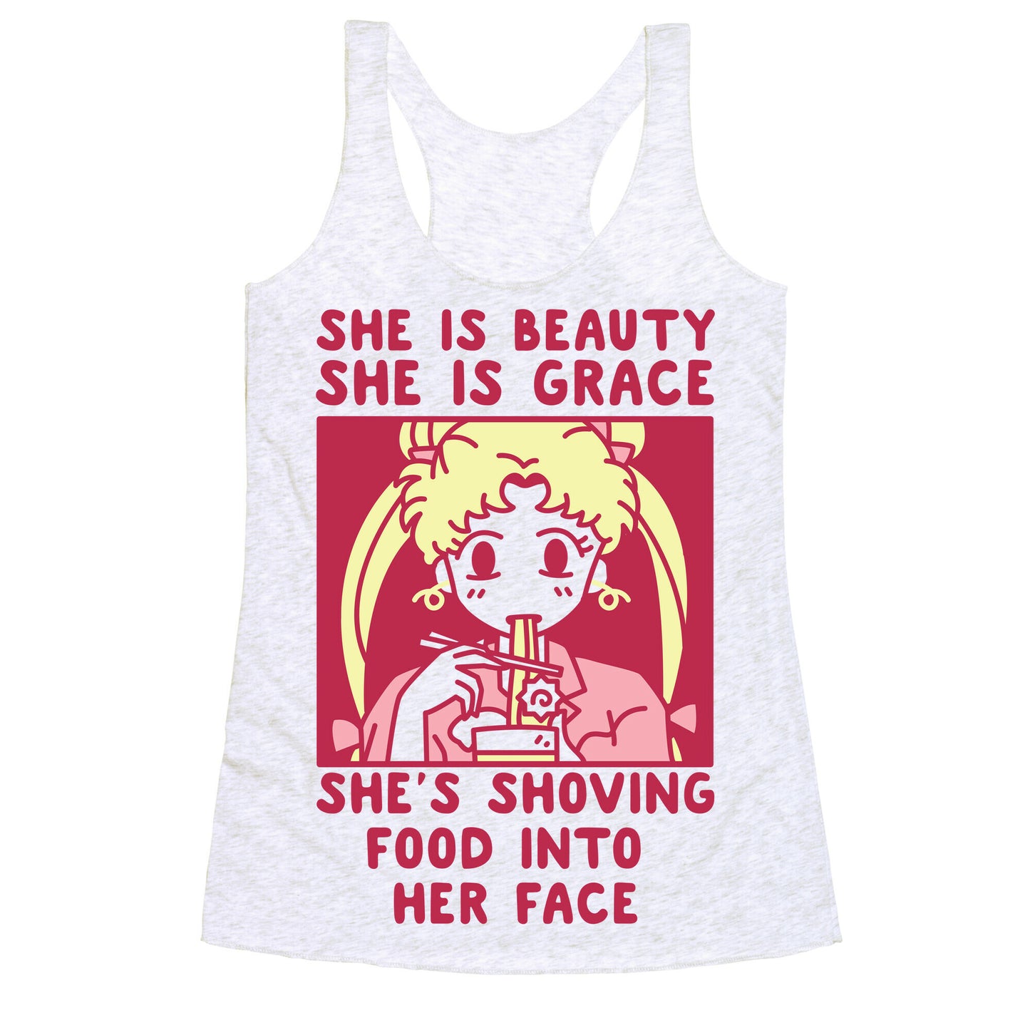 She Is Beauty Usagi Racerback Tank