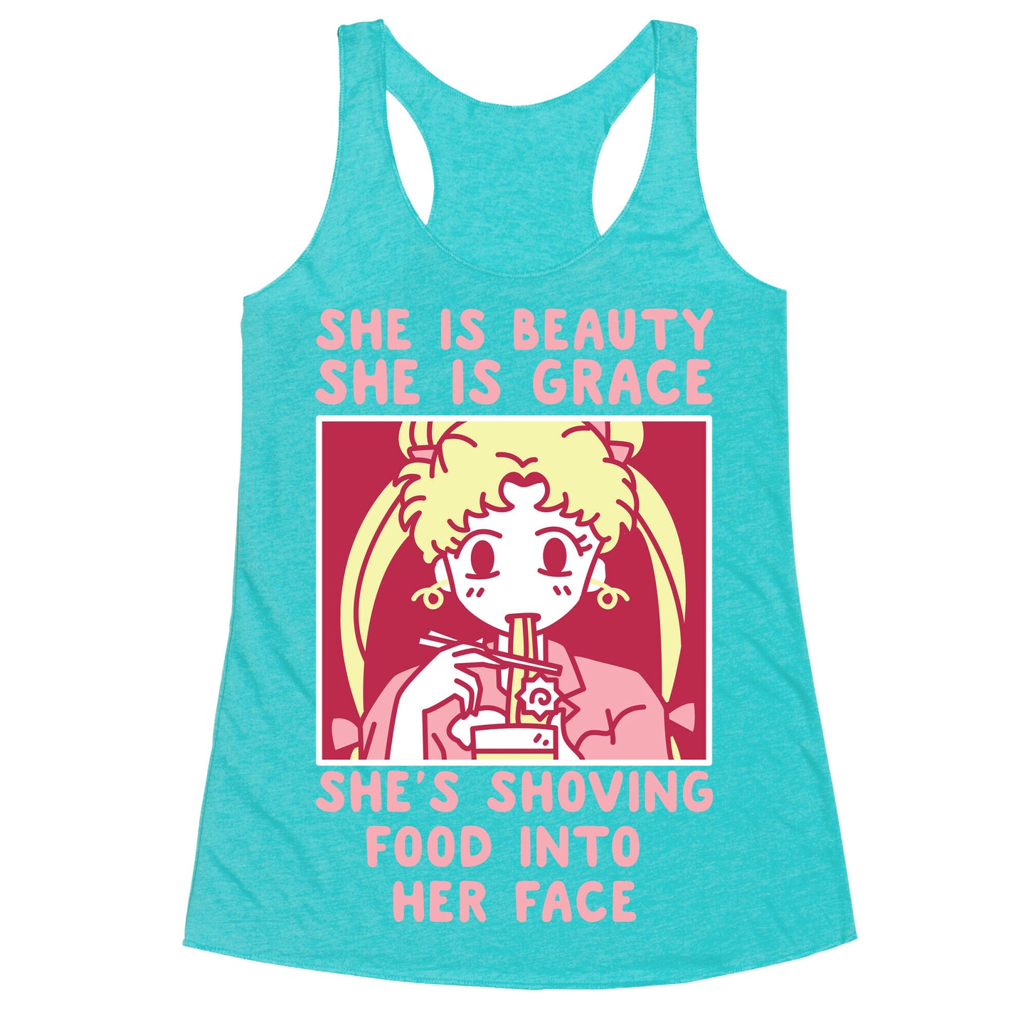She Is Beauty Usagi Racerback Tank