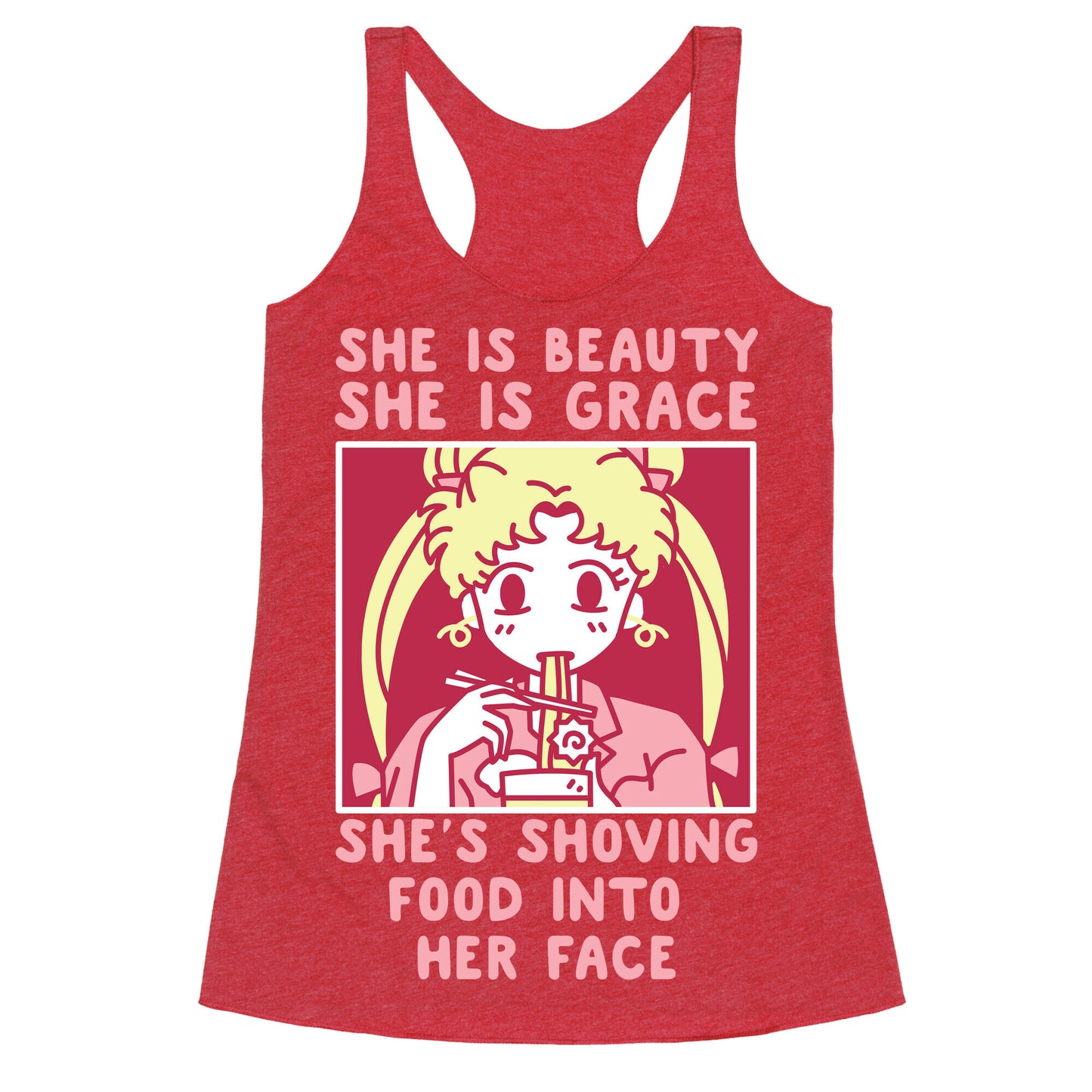 She Is Beauty Usagi Racerback Tank