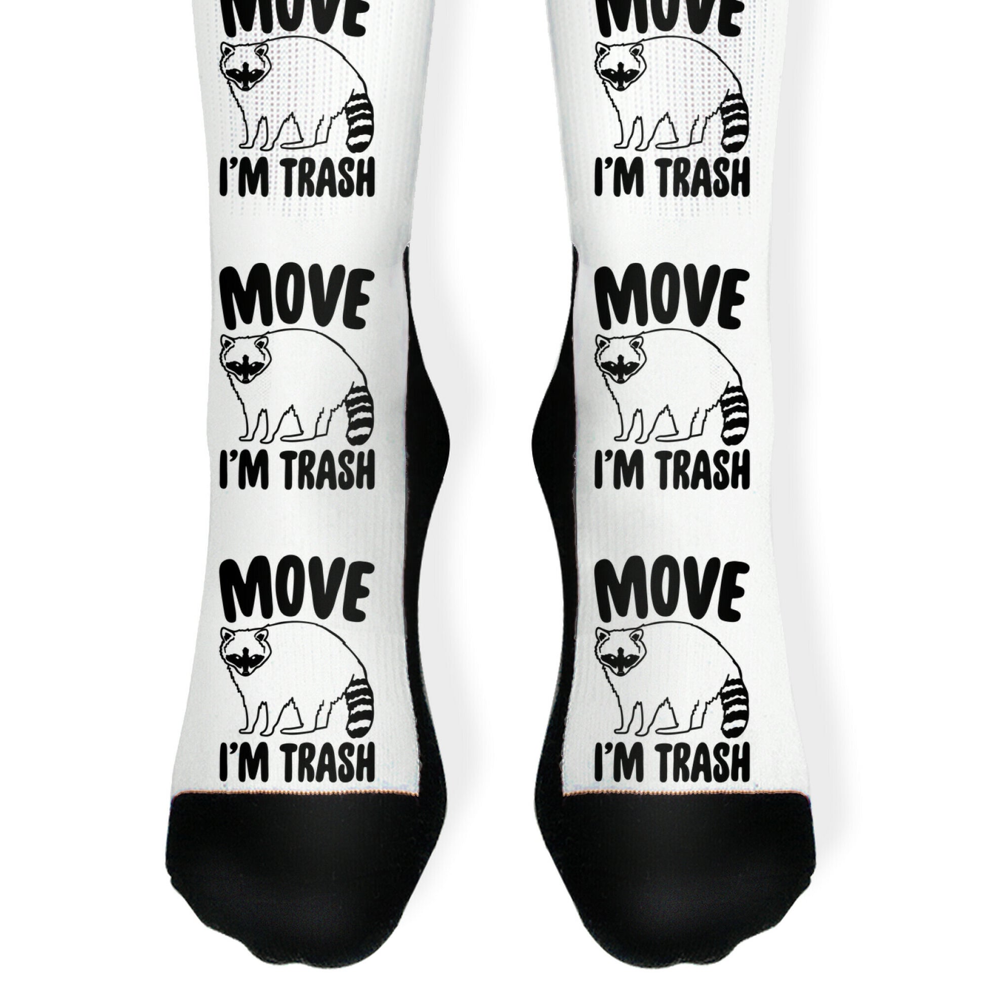 Move I'm Trash Parody Socks