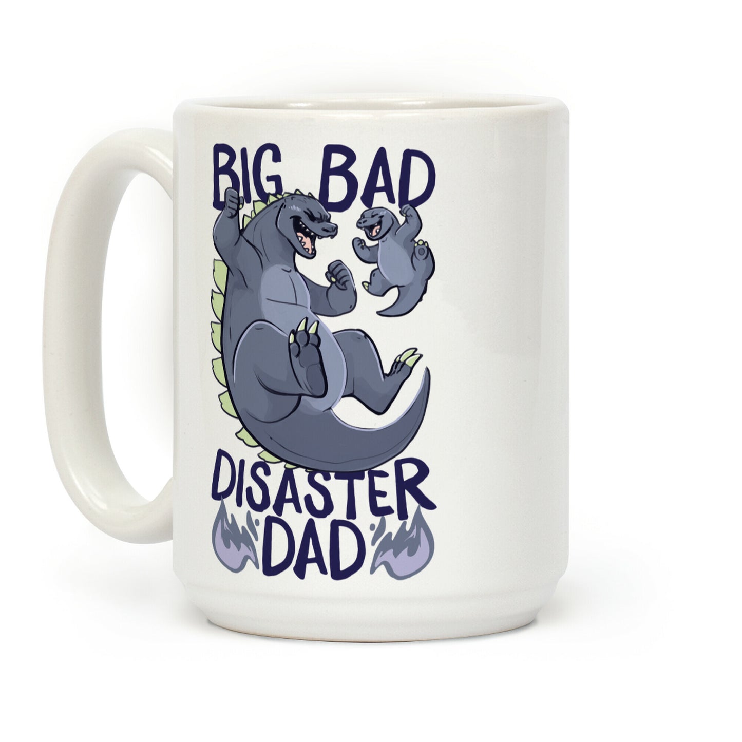 Big Bad Disaster Dad Godzilla Coffee Mug