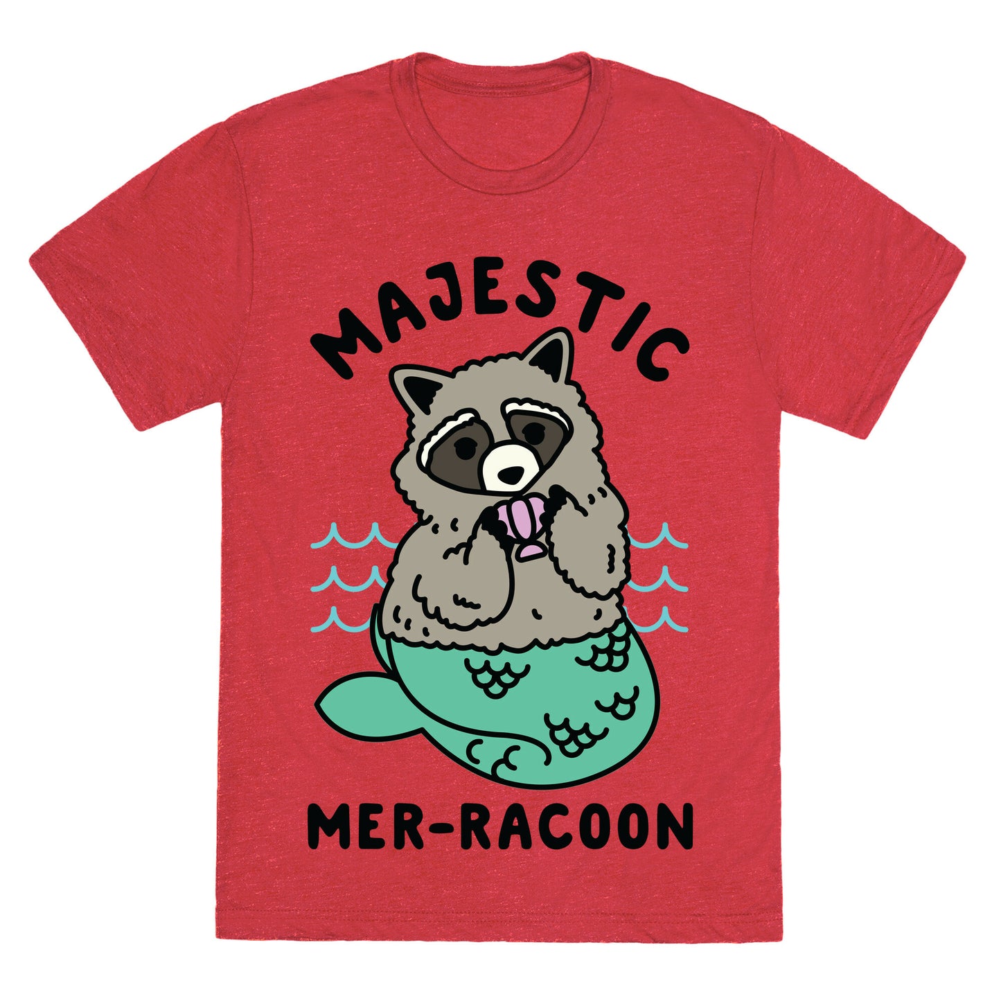 Majestic Mer-Raccoon Unisex Triblend Tee