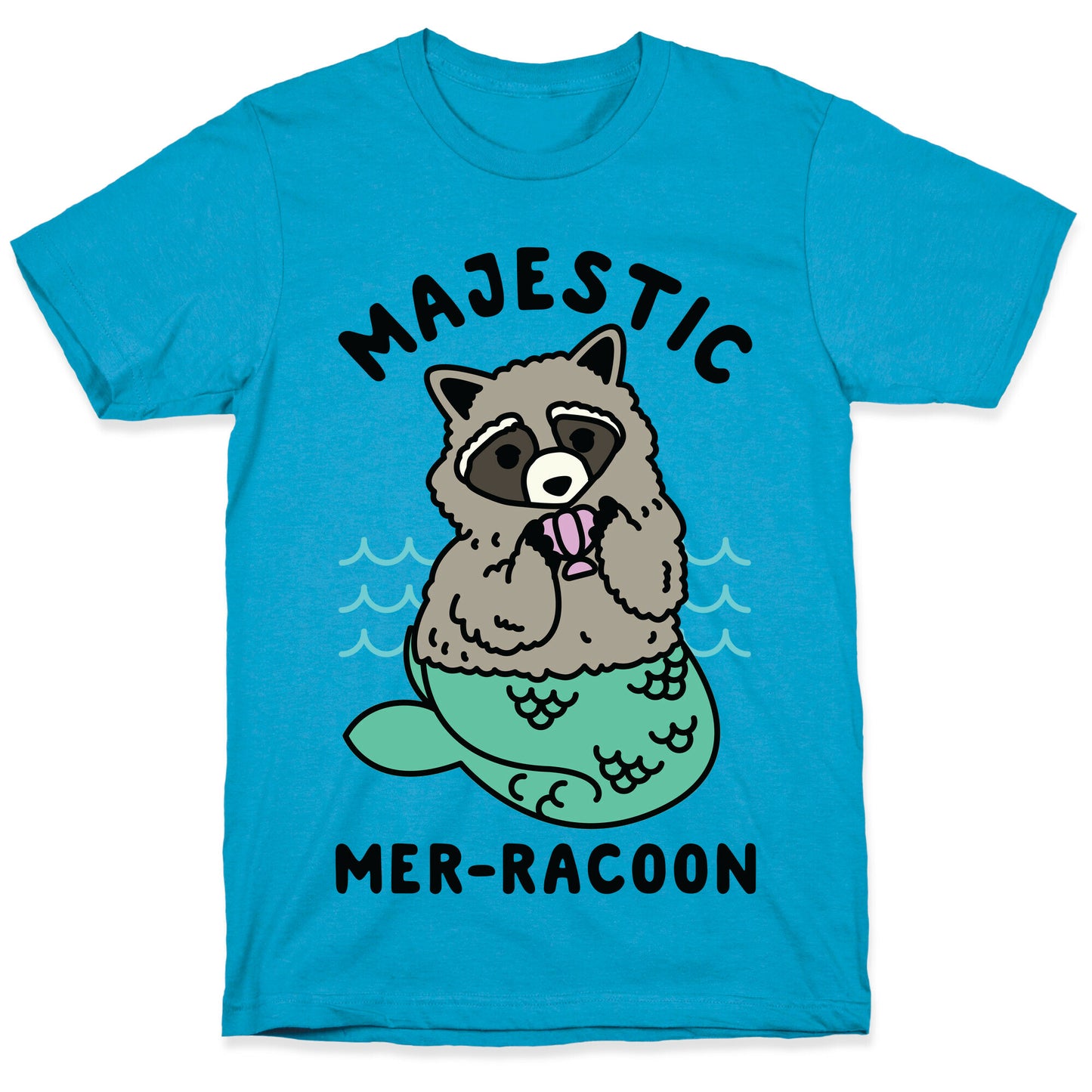 Majestic Mer-Raccoon Unisex Triblend Tee