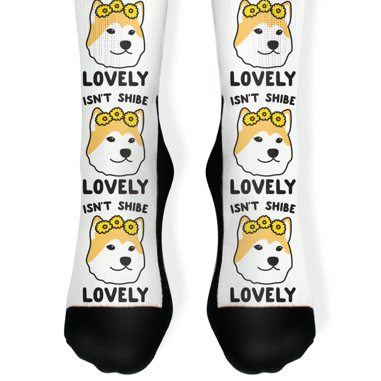 Isn't Shibe Lovely? Shiba Ibu Socks