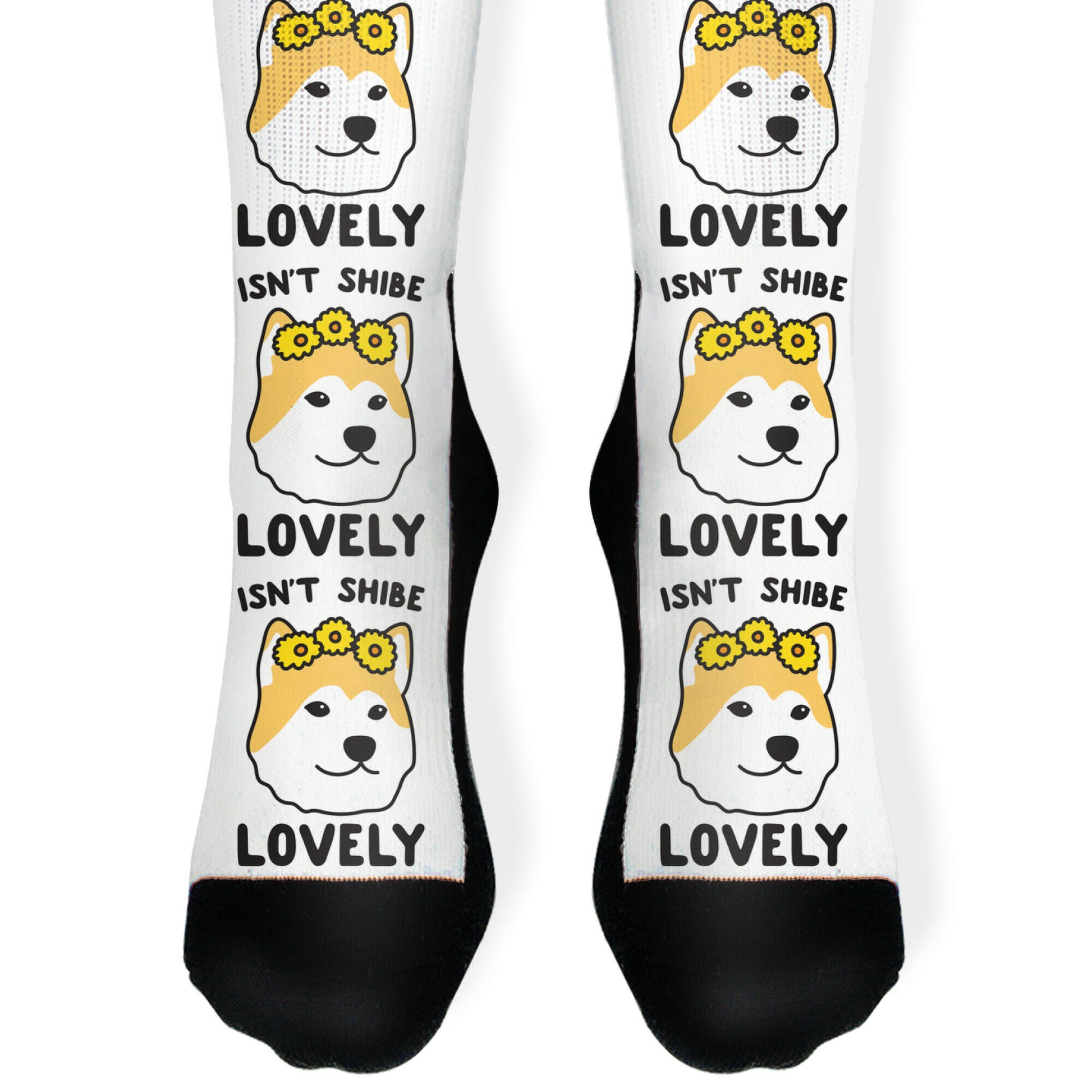 Isn't Shibe Lovely? Shiba Ibu Socks