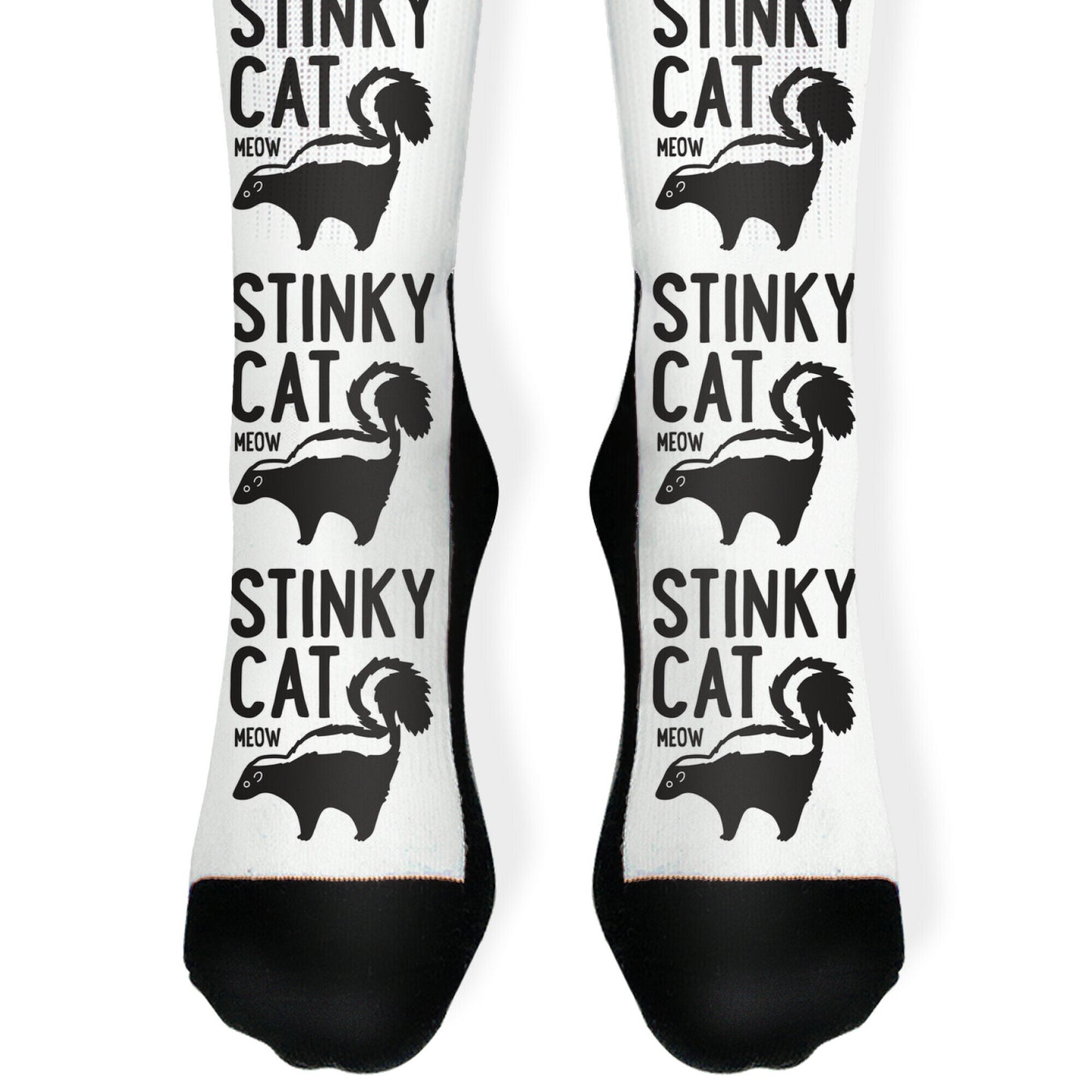 Stinky Cat Skunk Socks
