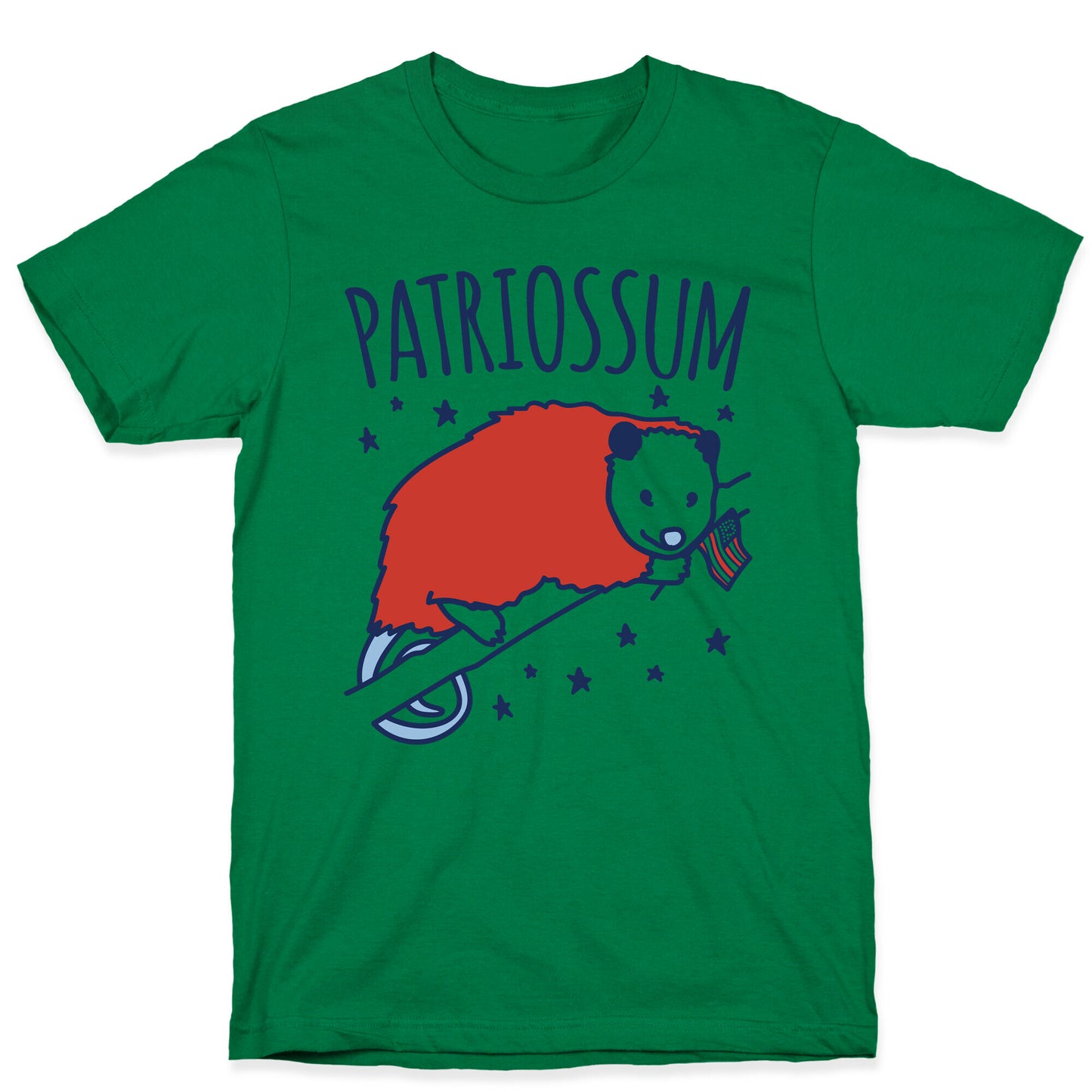 Patriossum Patriotic Opossum Parody T-Shirt