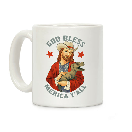 God Bless Merica Y'all Coffee Mug